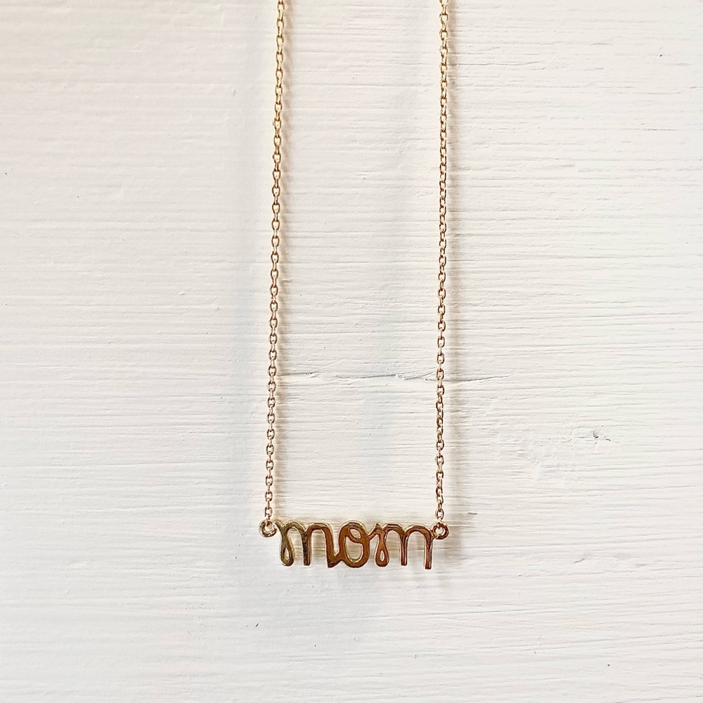 Mom Gold Chain Necklace